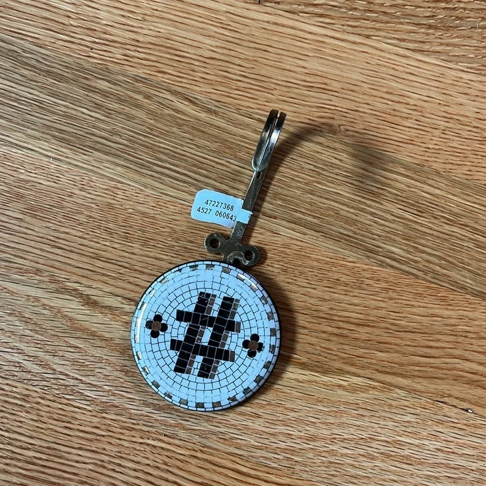 Anthropologie Bistro Tile Monogram Hook # NWT